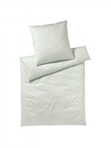 Elegante Комплект постельного белья «Гамбургерная полоска» фисташкового цвета