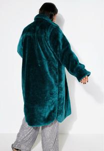 Зимнее пальто WIDE SHAPE LANGARM Studio Untold, бирюзовый