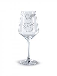 Бокал для вина, паук Агата, Любовь без слов в прозрачном Mr. & Mrs. Panda