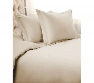 Комплект постельного белья из египетского хлопка, плотность ткани 1000 нитей, однотонный, размер King/California King Superior, Ivory