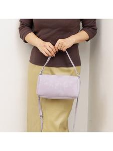 Cachecache / Цилиндрическая сумка через плечо из синтетической кожи с шелковым атласом