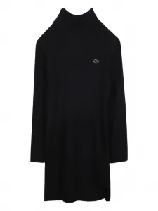 Трикотажное платье HUGO KIDS, черный