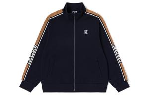 Мужская толстовка с воротником-стойкой, кардиган средней длины Kappa, midnight синий черный-906