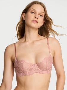 Кружевной бюстгальтер-балконет Wicked без подкладки Dream Angels, lace royal pink