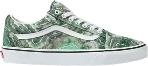 Кеды Vans Old Skool Tie-Dye Green, зеленый