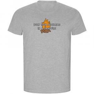 Футболка Kruskis Burn Your Problems ECO, серый