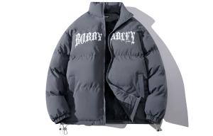 BOBBY ABLEY Пуховик унисекс, Dark Gray