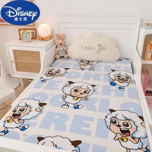 Disney Простыня на резинке 120х190 см, хлопок, для матраса 3-9 см, дизайн Letter Xiyangyang