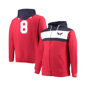 Мужская худи alexander ovechkin red washington capitals big and tall colorblock с молнией во всю длину Profile, красный