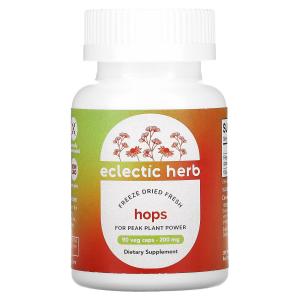 Eclectic Institute, сублимированный хмель, 200 мг, 90 вегетарианских капсул