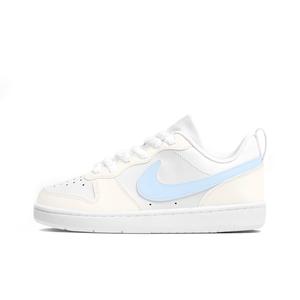 Детские скейтерские кроссовки Court Borough для младших школьников Nike, белый/синий/желтый