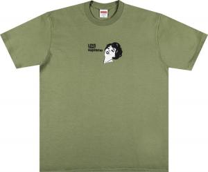 Футболка Supreme Love That Tee 'Light Olive', зеленый