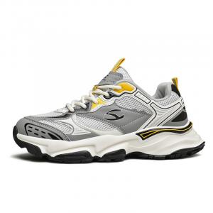 Кроссовки мужские толстые низкие Hobibear, цвет White Gray