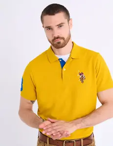 Футболка-поло U.S. Polo Assn Multi Color Big Logo Solid, желтый