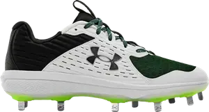 Бутсы Under Armour Yard MT White Forest Green, белый