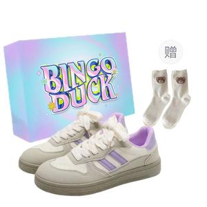 Нескользящие низкие кроссовки для женщин BINGO DUCK, Green+Exclusive Shoe Box+Gift Socks