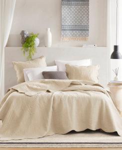 Двустороннее одеяло tuscany с фестончатым краем, 3 предмета, размер full/queen. Madison Park, Ivory