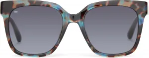Солнцезащитные очки TOMS Natasha Square для женщин, Pacific Blue Tortoise