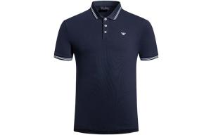 Футболка поло мужская темно-синяя EMPORIO ARMANI