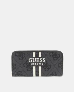 Большая сумка на молнии с ручкой Guess, темно-серый