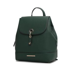 Стильный дорожный рюкзак-сумка из веганской кожи Laura для женщин от Mia K MKF Collection By Mia K., зеленый