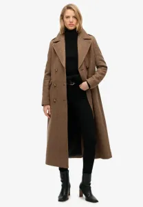Классическое пальто Superdry & Co, Camel/Brown Herringbone