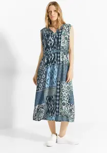 Летнее платье Cecil из вискозы, синий