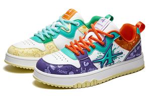 Непарные Кроссовки для Скейтбординга Устойчивые к Истиранию Низкие Унисекс A1, Черный Фиолетовый Непарные