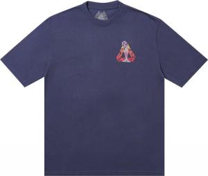 Футболка Palace Rolls P3 T-Shirt 'Navy', синий
