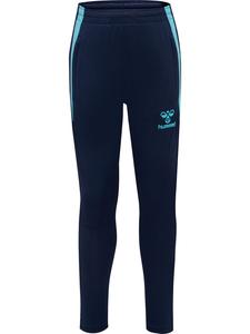 Hummel Узкие спортивные штаны в неоново-синем и темно-синем цвете