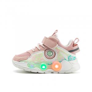 SNOOPY Детские кроссовки Rebound с противоскользящей амортизацией, розовые