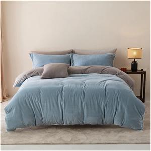 YUSIWOAL Комплект постельного белья вельвет микрофибра супермягкий