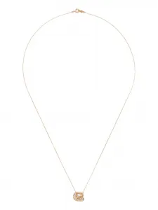 Бриллиантовое колье с буквой E из 18-каратного желтого золота Charlotte Chesnais, золотой