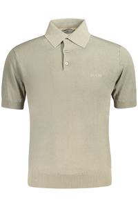 Футболка поло мужская Guess Jeans с добавлением шелка и логотипом, бежевый