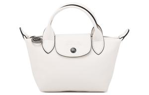 LONGCHAMP Сумка-пельмень из коровьей кожи Le Pliage Xtra мини женская бежевая через плечо