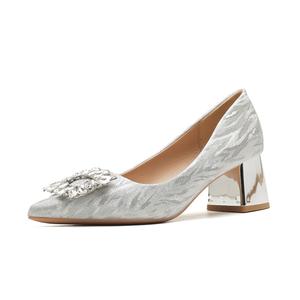 Dunnu Женские туфли на высоком каблуке золото серебро, цвет Silver