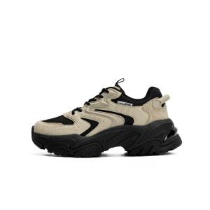 JEEP SPIRIT Скользоустойчивые утолщенные низкие кроссовки для женщин с эффектом увеличения роста черно-серые Z004, цвет Black Gray Z004