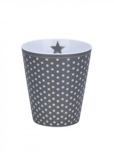 Кружка Happy Mug Micro Dots антрацитового цвета Krasilnikoff
