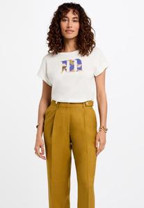 Футболка Morgan Print T-shirt, Blanc/White