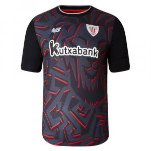 Футболка New Balance Athletic Club Jersey 22, черный/красный