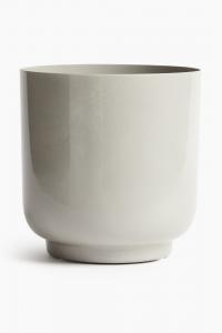 Цветочный горшок H&M Large Metal Cover For, 21 см, серый