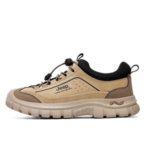Износостойкие и легкие низкие треккинговые ботинки для мужчин Jeep, sand