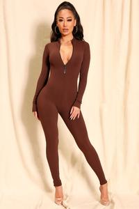 Комбинезон Fashion Nova JP2122FN, шоколад