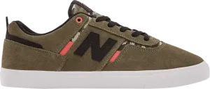 Кроссовки New Balance Jamie Foy x Numeric 306 'Olive Camo', зеленый