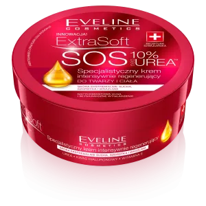 Eveline Cosmetics SOS 10% мочевина интенсивно регенерирующий крем для лица и тела, 175 мл