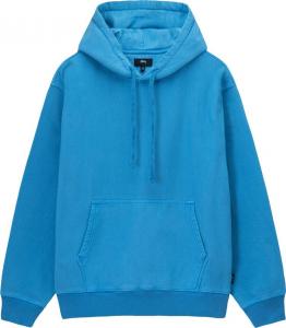 Худи Stussy Pigment Dyed Fleece Hoodie 'Blue', синий