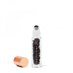 Crystallove Crystal Collection масляная бутылка с кристаллами черного обсидиана, емкость 10мл, 1 шт.