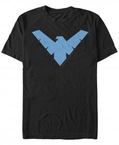 Мужская футболка dc с логотипом batman nightwing с коротким рукавом Fifth Sun, черный