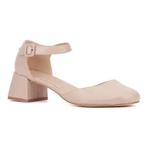 Женские босоножки Ascendant на устойчивом каблуке с ремешком на щиколотке Olivia Miller, цвет nude