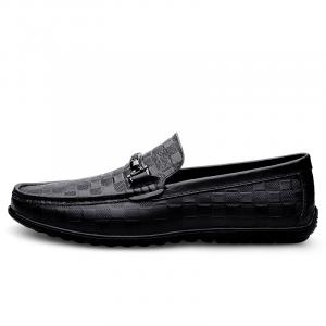 Мужская повседневная обувь с низким верхом Mulinsen, Black[Leather Shoe Size: Athletic Shoes 41 = Size 40 In This Model]